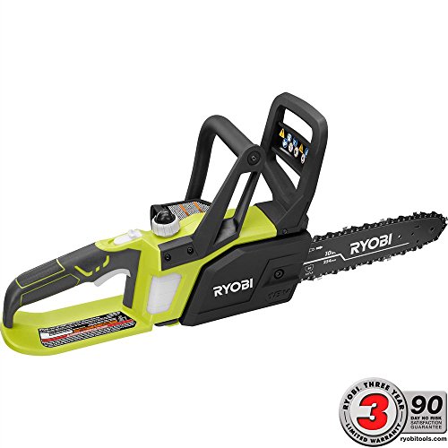 RYOBI P546A 10 in. ONE+ 18-Volt Lithium+ Cordless Chainsaw (Tool Only - Battery and Charger NOT Included)
