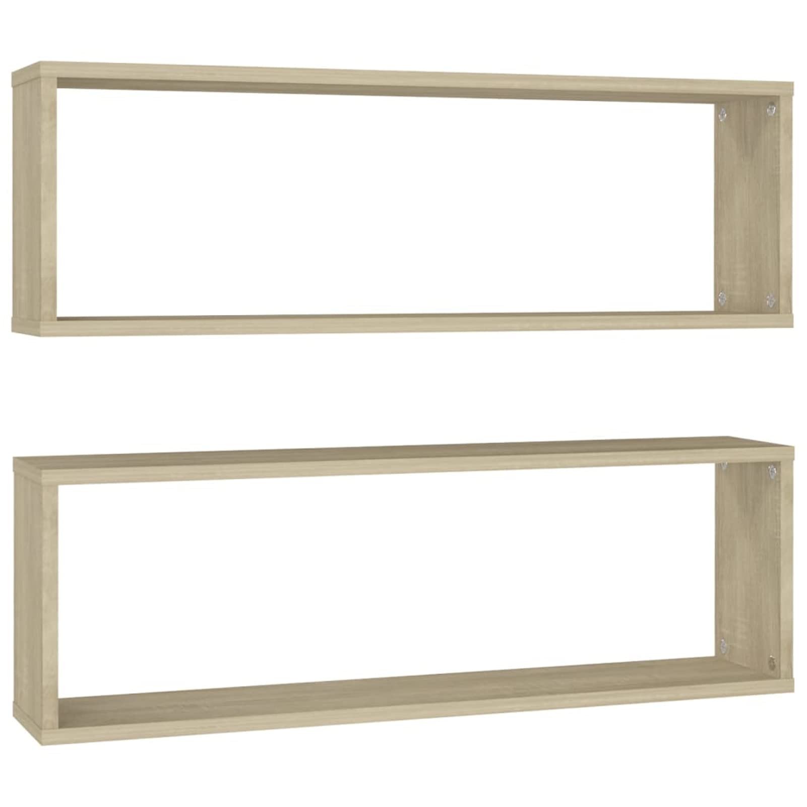 RAUGAJ Home Hardware Zakelijke Wandplank met Bar Grijs Sonoma 65x25x30 cm