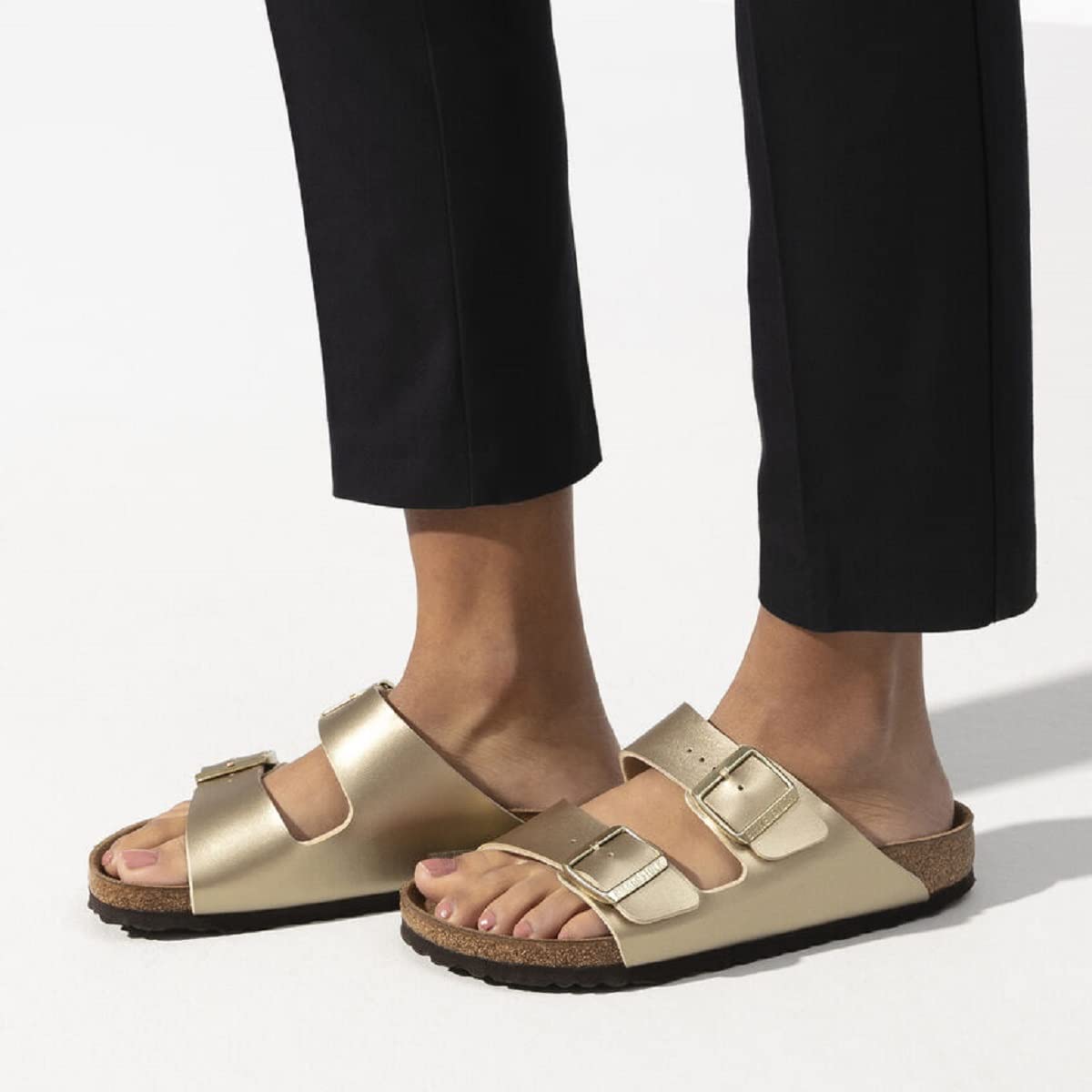 Birkenstock Arizona Sandale Argent métallique