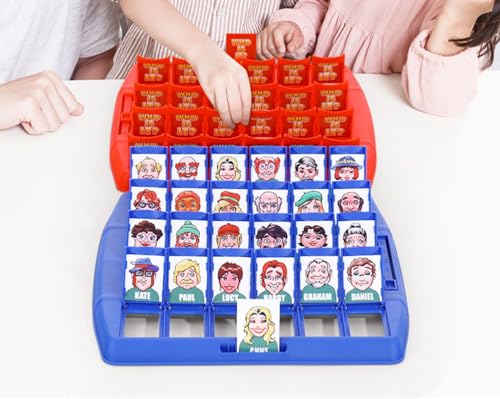 Cozy&Haus Wer Bin Ich Ratespiel für Kinder ab 4 Jahren und Erwachsene Verbessert das Gedächtnis und Logisches Denken Ideal für Partys und Eltern-Kind-Spiele