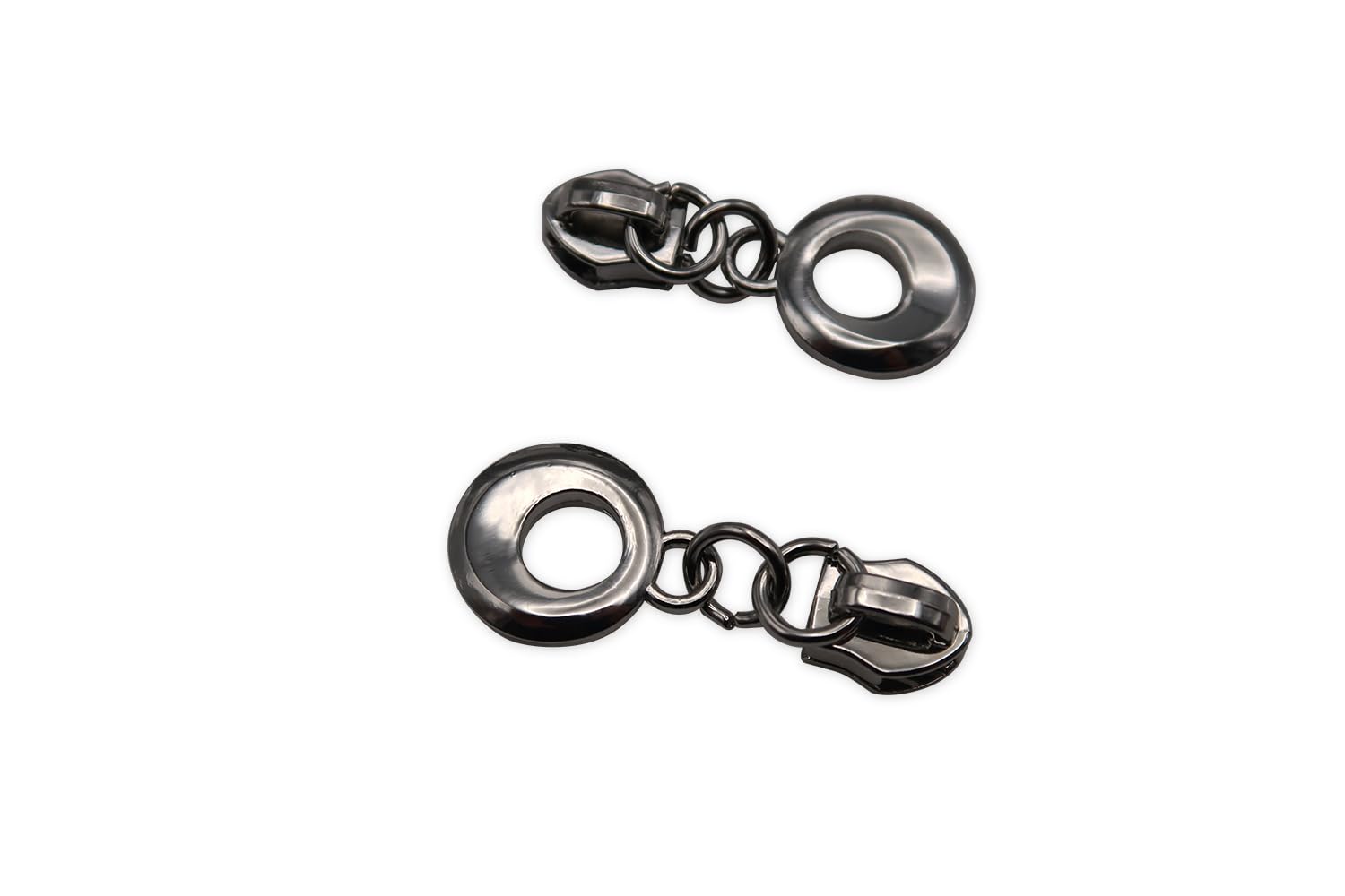 HOLSHUN #5 Zipper Sliders Zipper Pull 30pcs Bulk Heavy Duty Metal Gunmetal Pulls for #5 Nylon Coil Zippers Replacement Luxury Bag Hardware Luggage &