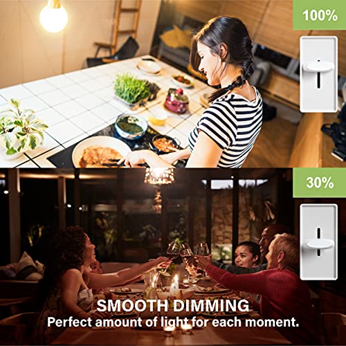 Sigalux G25 Led Globe Light Bulb,Dimmable Vanity Light Bulb 60W Equivalent,E26 Led Filament Frosted Glass Bulb 2700K Soft White, Round Bulb For Bathroom Vanity Mirror,500Lm,Ul Listed,6 Pack #TOP5