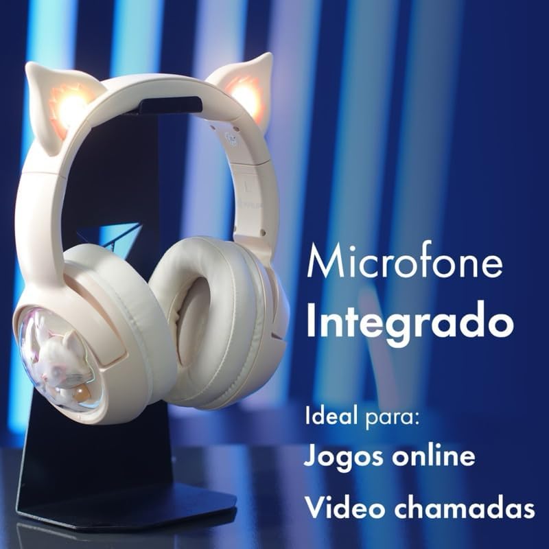 Knup KPFN634 Headset with integrated microphone, ideal for online games and video calls.