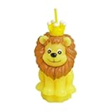 FLYPARTY Children's Birthday Candles with Greeting Card,Handmade Adorable Cute Animal Baby Shower Cake Topper Candle, Wedding Festival Zoo Theme Party Favors Decorations (Lion)
