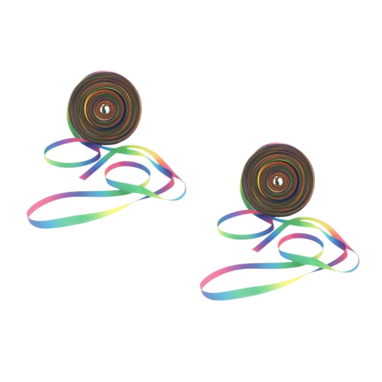 Ruban DIY coloré arc-en-ciel pour emballer des cadeaux originaux et décorer vos bouquets
