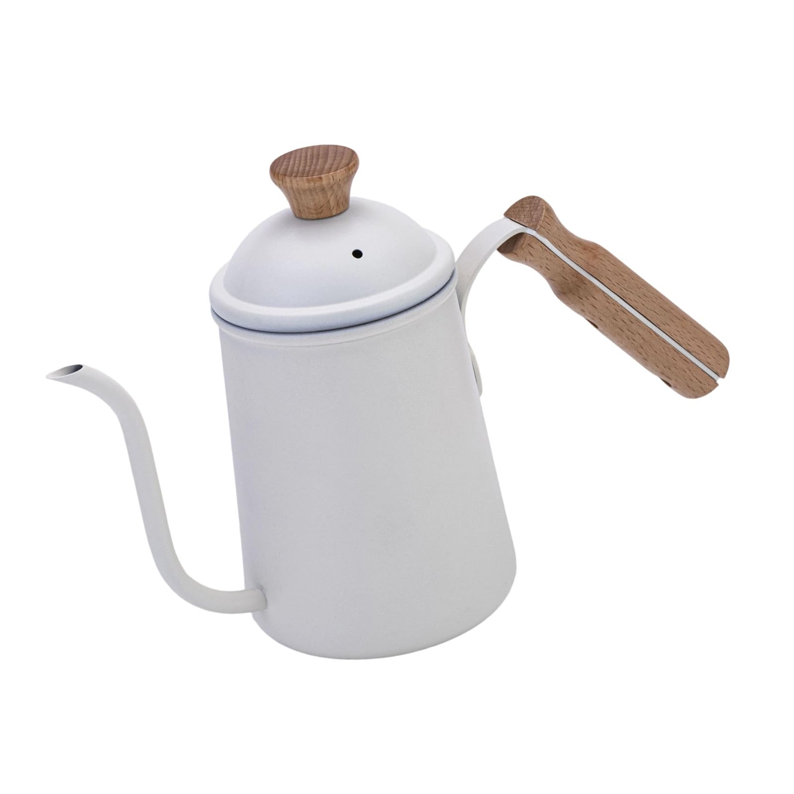 Buxuaaaa Gooseneck Coffee Pots Stainless Steels Pours Over Kettle Hand Dripping Coffee Heat Water Pots Hand Brewing Brewing Dripping Heat Water with Lid