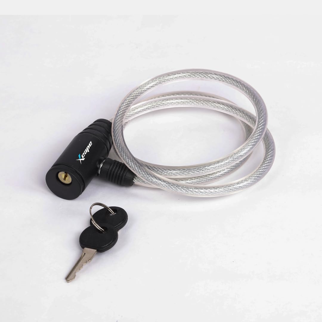 Xcape SecureSwift Multipurpose Safety Lock for Bike Security | Secure and Cut-Resistant with Unique Lock-Key System | Multipurpose for Bike, Gates, Helmets, Scooters | Weatherproof and Versatile | Best Choice for Safekeeping (B0CSDH1Q4R) Amazon Price History, Amazon Price Tracker