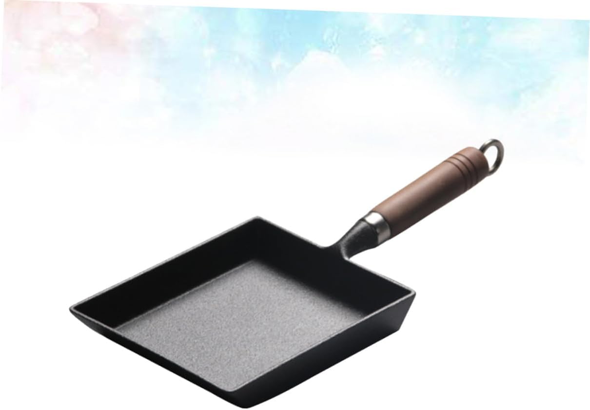 Luxshiny Nonstick Pan Frying Pan No Coating Flat Bottom for Easy Flipping Kitchen Gadget