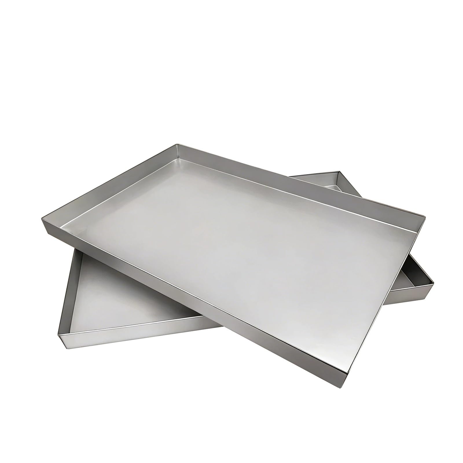 Vaschetta Raccolta Acqua In Acciaio Inox, Vassoio Rettangolare Per Raccolta | AntiRuggine Vassoio Raccogligocce Per Lavatrice, Cambio Olio Auto, Condizionatori, Scaldabagno(60x30x5cm)