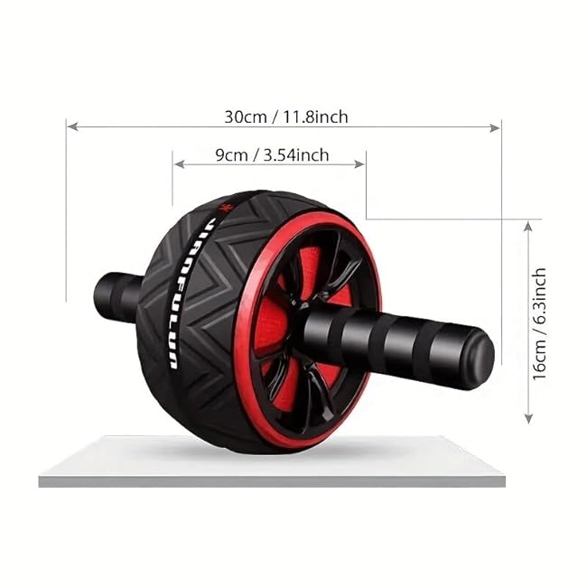 Ab Roller Wheel - Core & Chest Muscle Training Wheel, Abs Workout Equipment, Fitness Equipment for Home Gym, Wider Ab Machine with Knee Pad Accessories