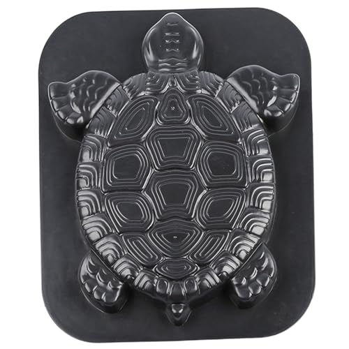 Moules à pas japonais pour béton et ciment 17x15'' Moule à béton en forme de statue de tortue Moule à pas japonais facile à utiliser pour allées et...
