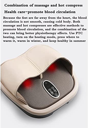 Masseur de pieds pour fasciite plantaire, neuropathie, soulagement de la douleur, favorise la circulation sanguine et un meilleur sommeil, machine de massage shiatsu, relaxation et confort à la maison