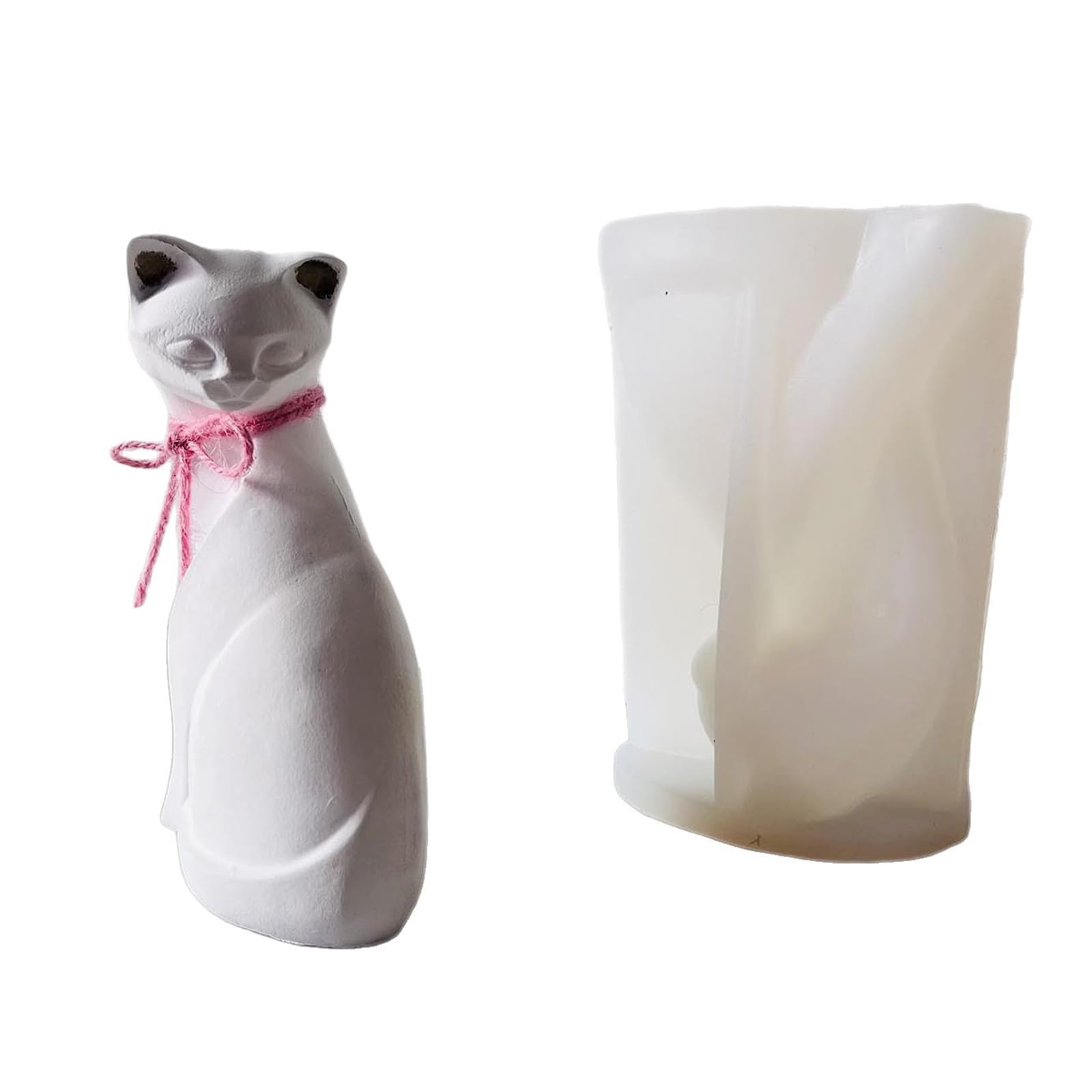 Xjdzineq Cats Silicone Molds for Soap Gypsum Decoration Epoxy Resin Project Chocolate Fondant Mold Silicone Molds for Epoxy Resin