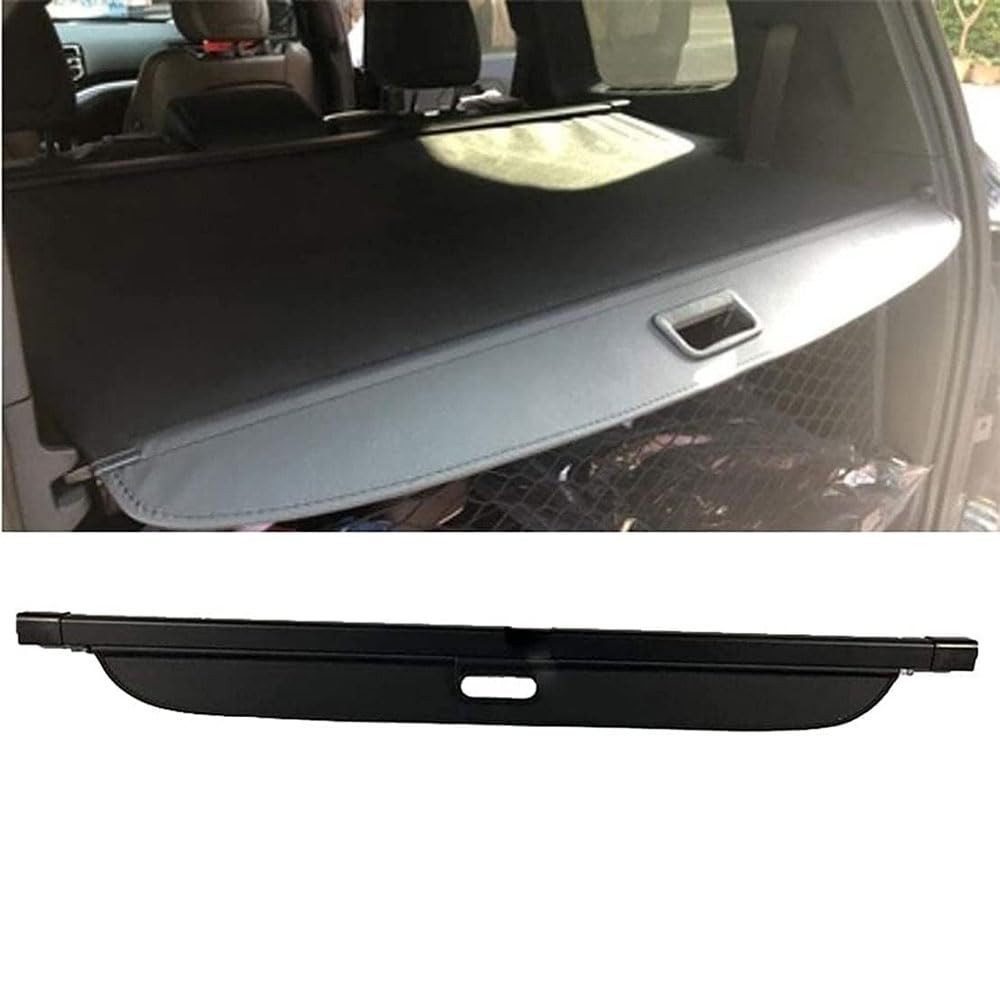 VIPHID Car Rear Boot Retractable Cargo Cover for Je-ep Commander 2018-2021,Luggage Cargo Security Privacy Covers,Rear Trunk Parcel Shelf Shade Shield Interior Accessories