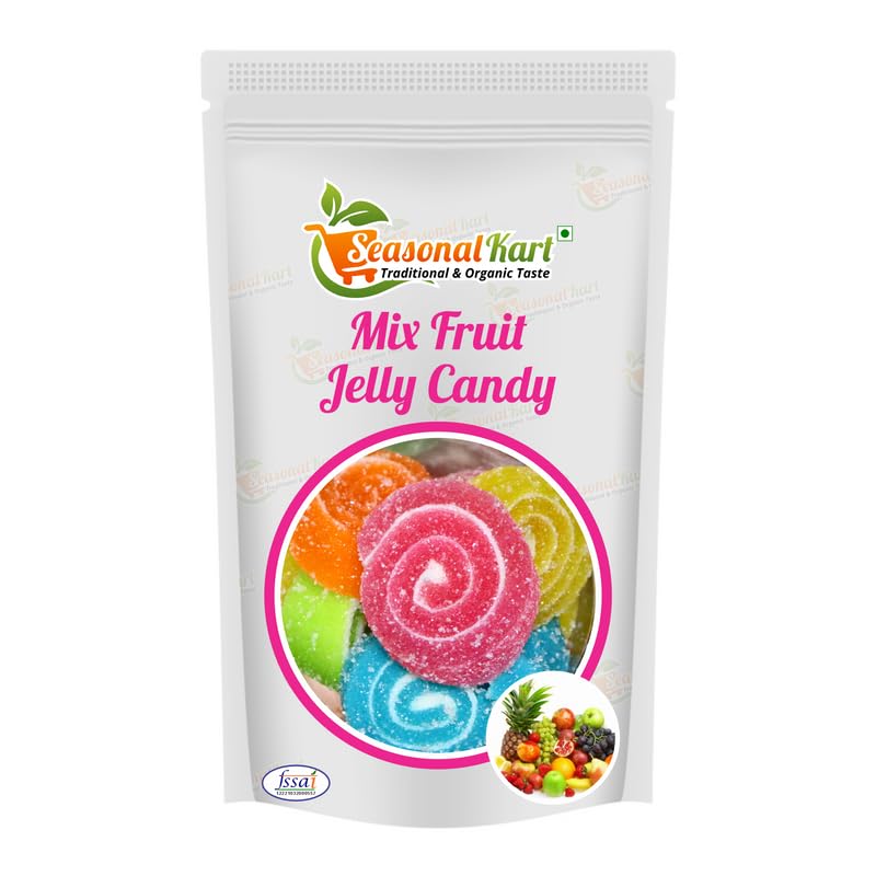 SEASONAL KART Mix Fruit Jelly Candy 400 Grams Jelly Fruits Pop Soft Candy Favourite Jelly Beans (B0CDQLC8RB) Amazon Price History, Amazon Price Tracker