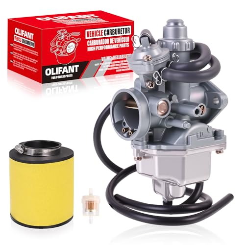 Image of Carburetor For Honda Recon 250 1997-2006 TRX250TE TRX250TM 2002-2006 With Air Filter