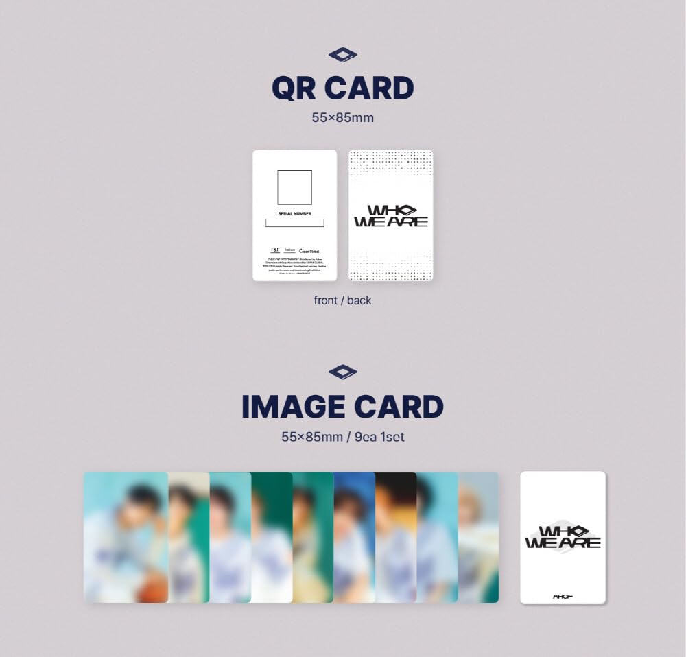 AHOF WHO WE ARE QR ALBUM Ver アルバム40枚トレカ AHOF - 1st Mini Album WHO WE ARE (QR ALBUM Ver.)