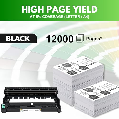 Image of DR 2365 Drum Unit Compatible for Brother Printer HL- L2320D, L2321D, L2361DN, L2366DW, DCP-L2541DW, L2520D, MFC-L2701D, L2701DW (DR 2365 Drum Unit)