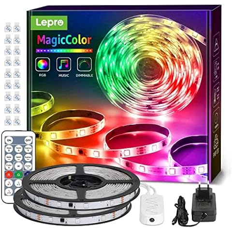 Lepro 20M Tira LED RGB Música Cover