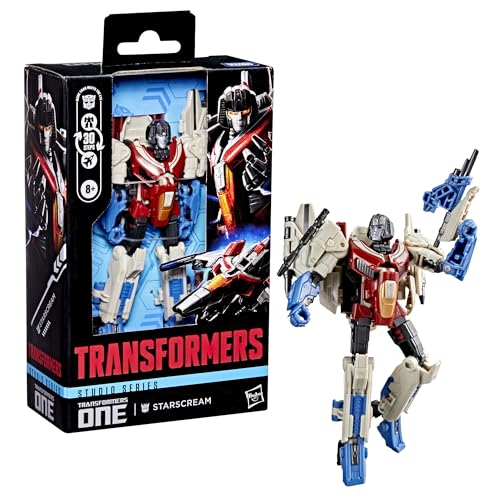 Transformers Studio Series Deluxe Class One Starscream, 4.5-inch Converting Action Figure, Robot Toys for Ages 8+ - image 3