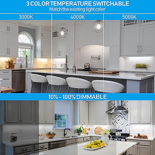 Torchstar ST1CBT-12-4P8WCCT Led Under Cabinet Lighting 3Cct thumb #2