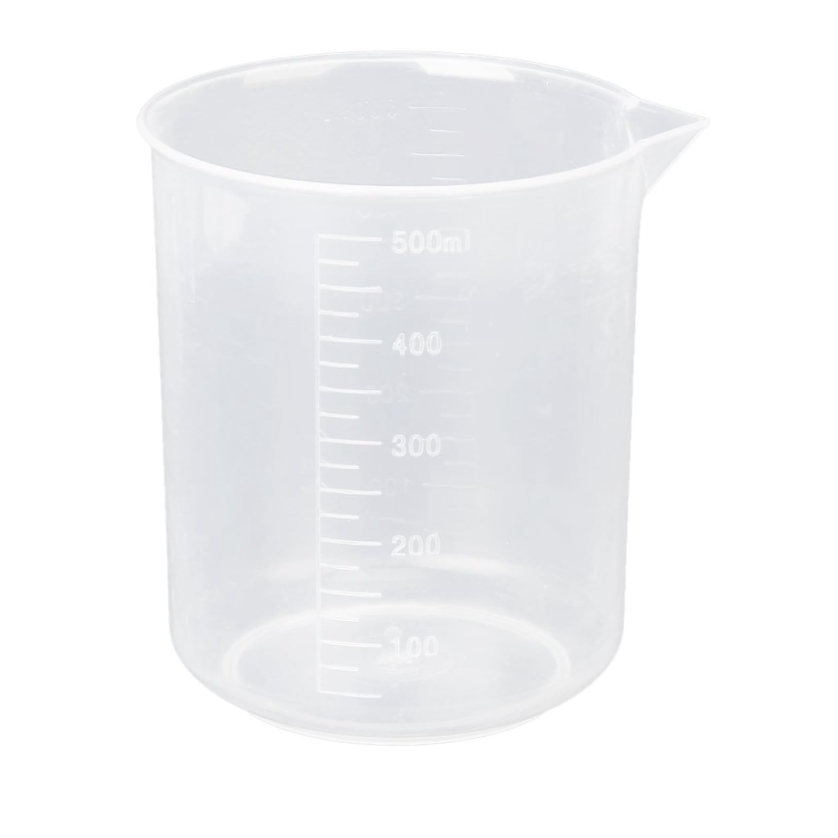 Béchers gradués en Plastique Transparent Lecture 100-500 ML