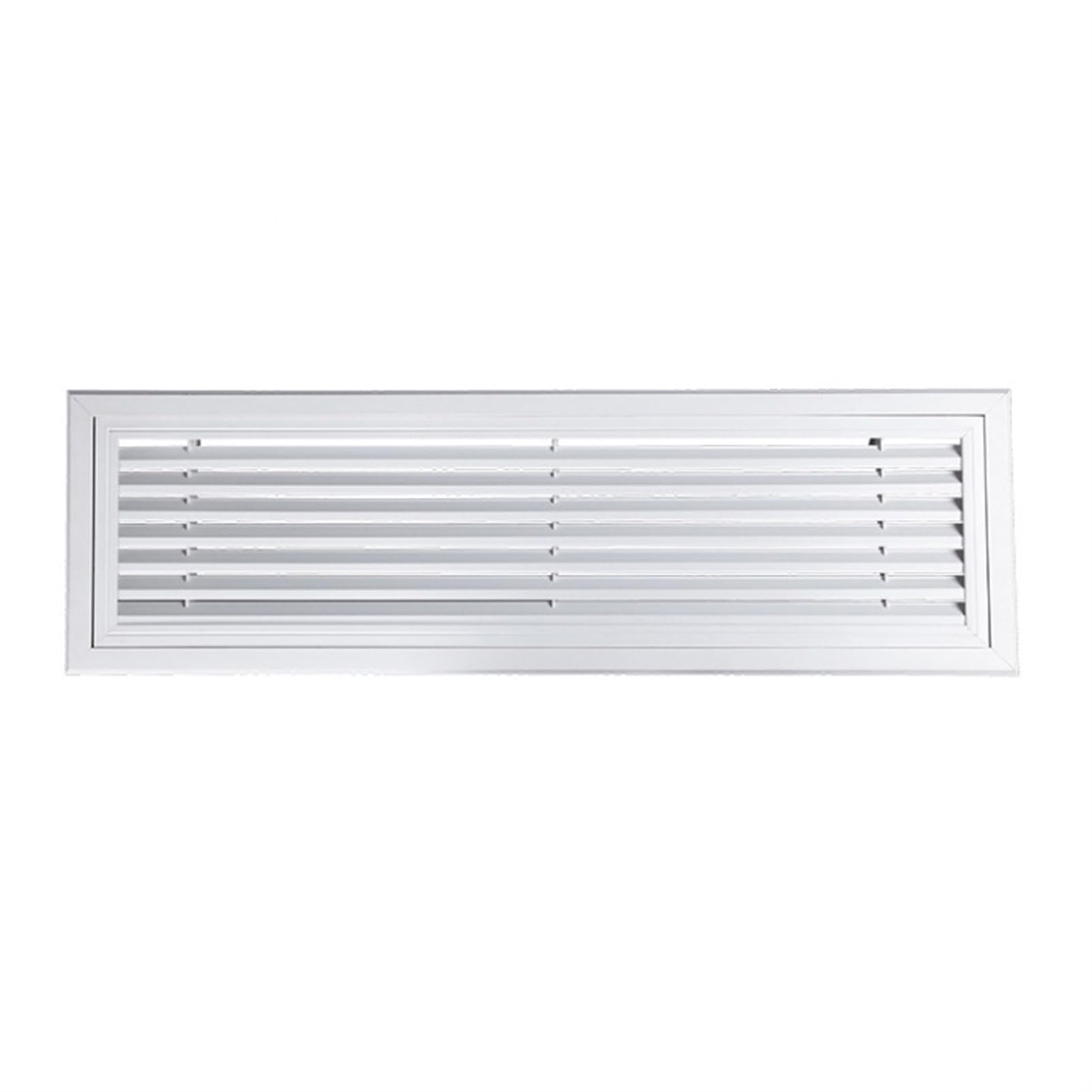 Grille d'aération design en plastique ABS blanc et acier pour plafond