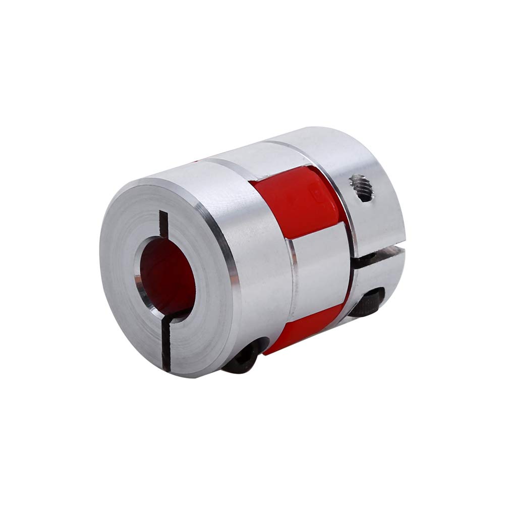 Wał Sprzęgający śliwkowy, Złącza Elastyczne Sprzęgła Pająkowe Zacisk Elastyczny łącznik w Kształcie śliwki 8 × 10 Mm, Aluminiowy Wałek Sprzęgający Podłącz do Silnika Krokowego