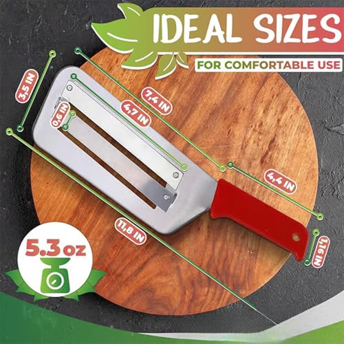 Cortador multifuncional de verduras acero inoxidable doble capa miniatura 6
