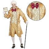 Widmann - Kostüm Venezianischer Edelmann, Mantel mit Weste, Fliege, Hose, Adeliger, Baron, Barock, Maskenball, Mottoparty, Karneval
