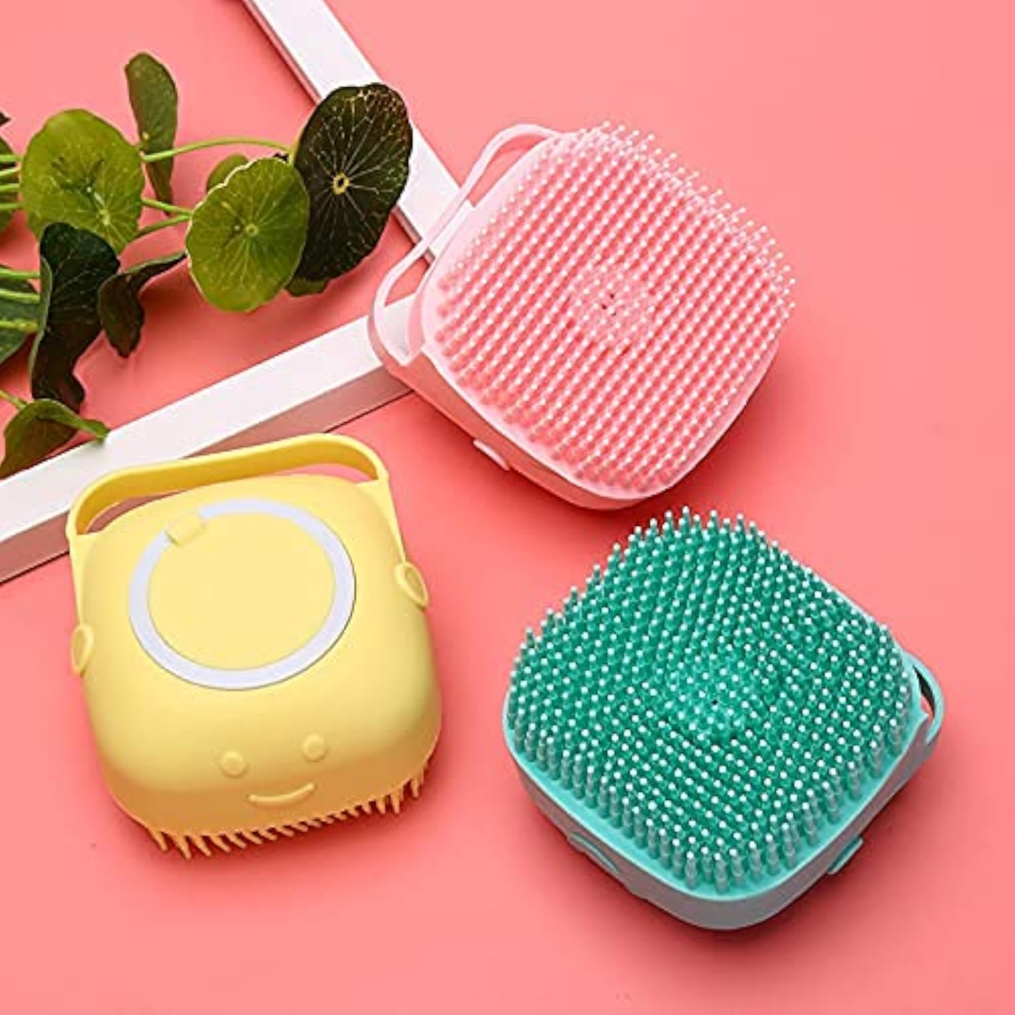 Multi-Colors Silicone Bath Body Brush Shower Scrubber