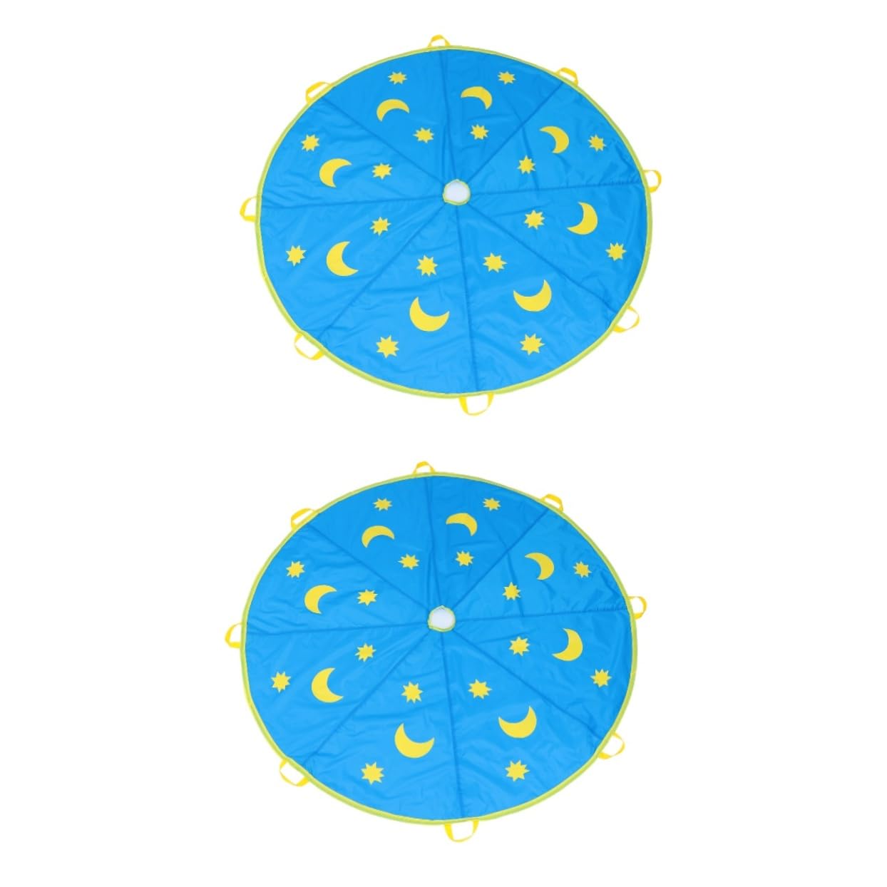 Toddmomy2 pcs Xingyue Parachute Childrens Outdoor playsets Outdoor Toys Outdoor Kids Toys Parachute Toy for Kid Star Moon Parachute Children Parachute Puzzle Training Equipment Baby Cloth