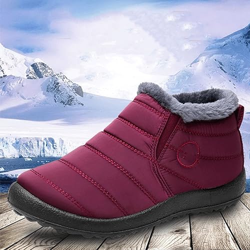 Snow Boots for Women, Memory Foam Winter Boots, Waterproof Snow Boots2