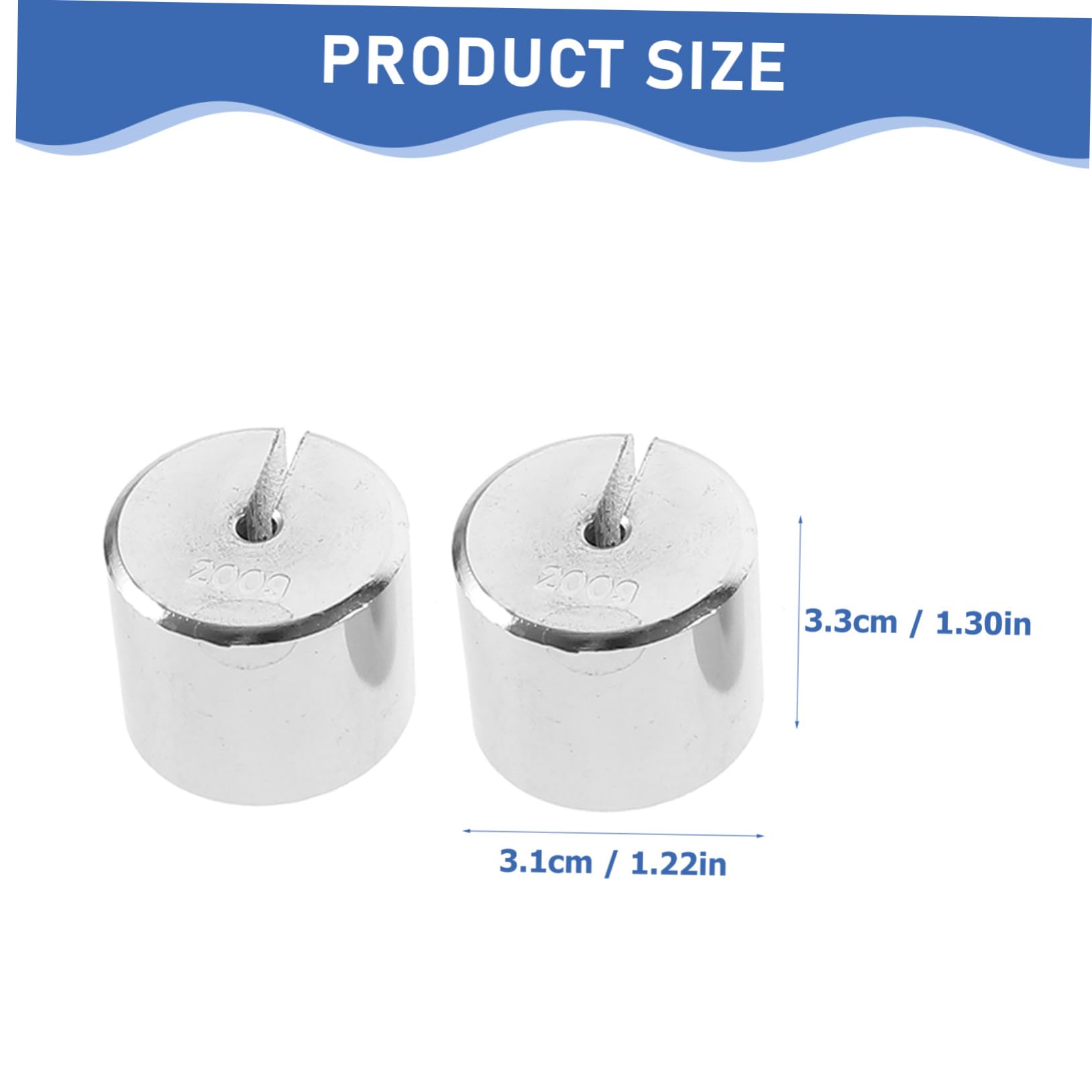 TIDTALEO Mass Weight Set Steel Slotted Mass for Set Slotted Hanger Metal Hanger