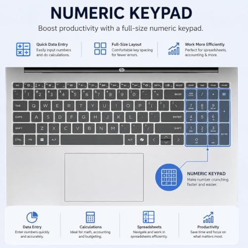 Image of HP 15.6 inch FHD IPS Touch Laptop, Intel Core ultra5-125H, 16GB DDR5 RAM, 512GB SSD, Windows 11 Home, Intel Iris Xe Graphics, Bluetooth, Wi-Fi, Natural Silver