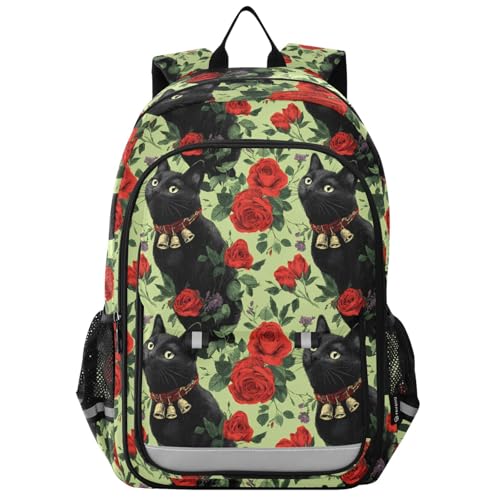 Sac à dos chat rose pour ordinateur portable fille collège et lycée
