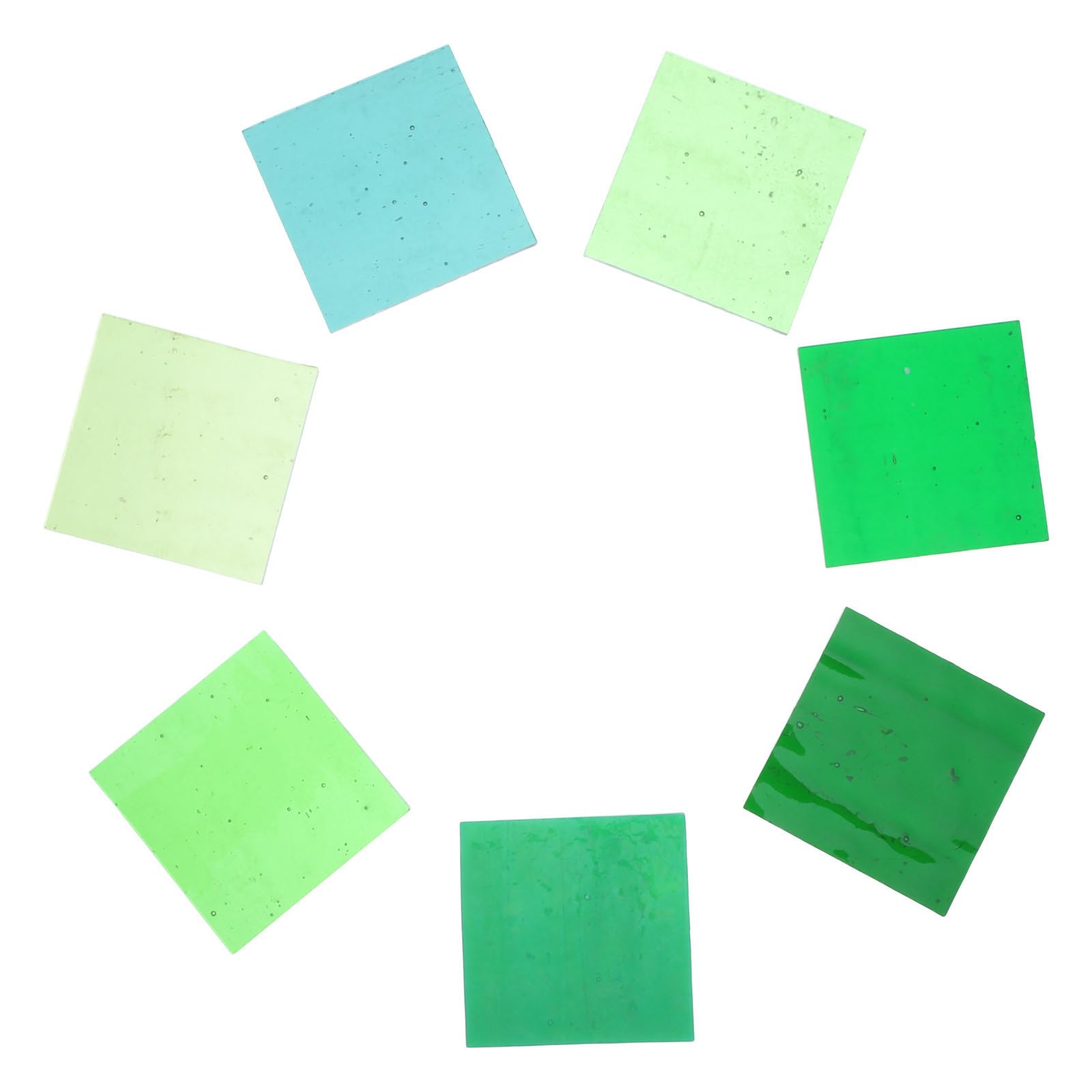 Vidrio fundido para hornos microondas y proyectos artísticos en verde