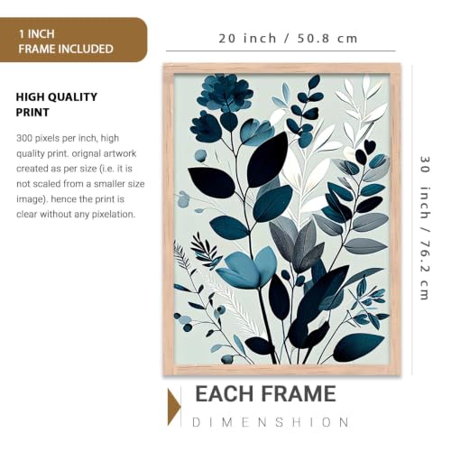 Image of kotart Painting for Wall Decoration - Modern Art Wall Decor Framed Painting for Living Room Bedroom - Framed Posters /Paintings with Frame Set of 3 (Art-6, 20x30 Inch)