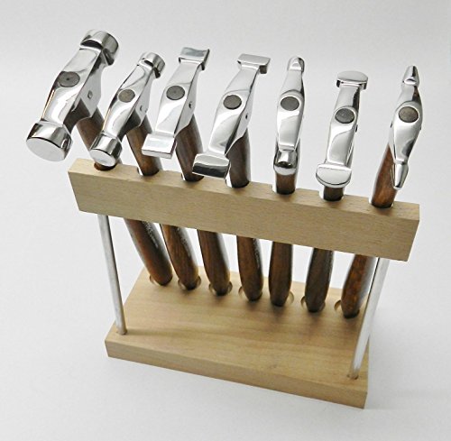 7 Mini Hammers With Stand Designing Jewelry Metalsmith Forming Shaping