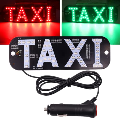 Lámpara señal taxi LED 12V doble color rojo y verde miniatura 1