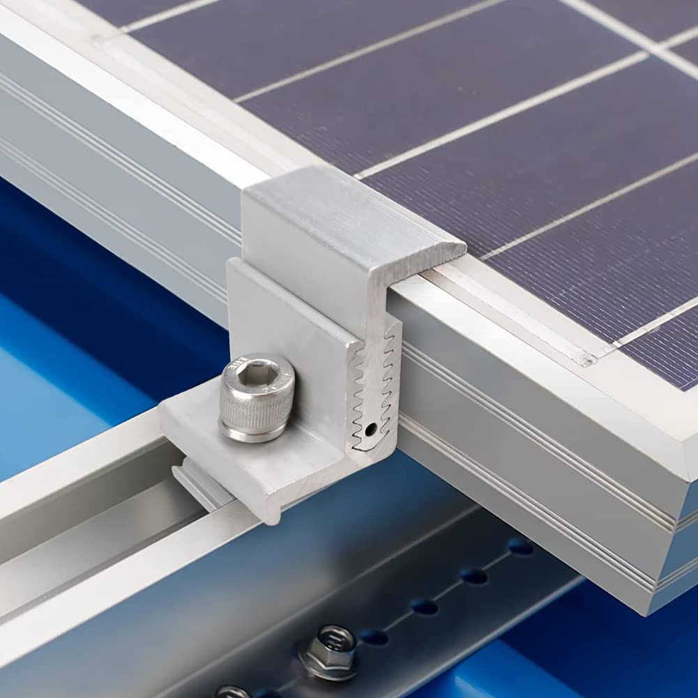 Z Bracket Copgge Adjustable Solar Panel Mount Solar End Clamp Solar ...