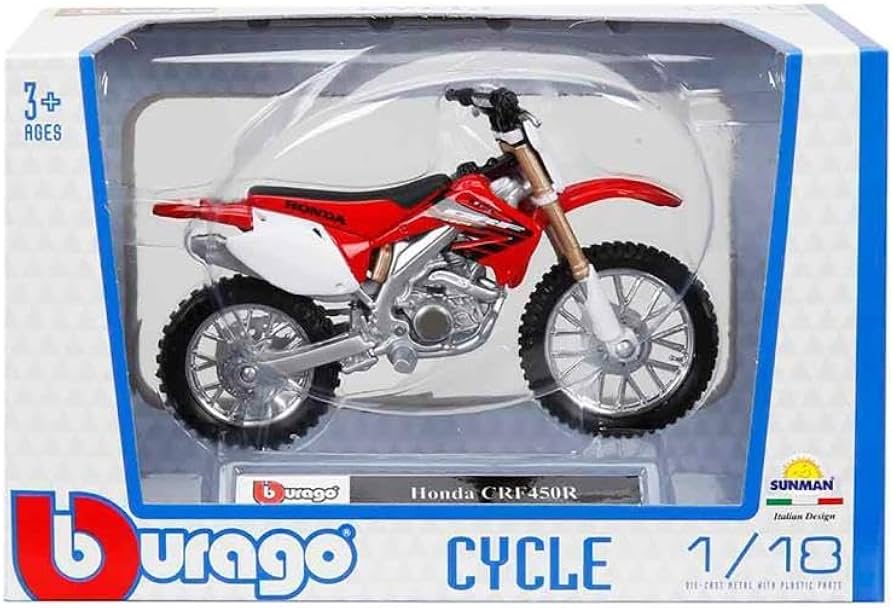 Amazon.com: New-Ray Toys 1:6 Scale Dirt Bike Die-Cast