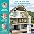 SimPure 10"x4.5" Pleated Sediment Water Filter, 5 Micron Whole House Water Filter Cartridge for Well Water Compatible with FXHSC, ECP20-BB, R50-BBSA, CB1-SED10-BB (4 Pack)