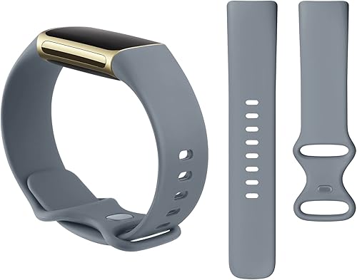 Miniatura 4 de Paquete de 3 bandas deportivas compatibles con Fitbit Charge 5, correas clásicas de repuesto de silicona suave para Fitbit Charge 5 Advanced Fitness