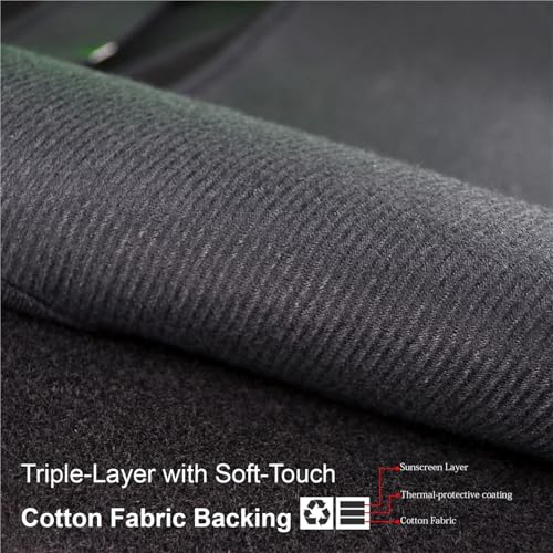 Alfombrilla de salpicadero para coche RAV4 XA50 2019-2020 protectora moqueta negra 5