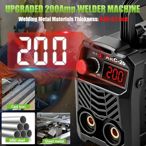 Hpoouo 200Amp Super MINI Welder