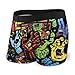 Skater Sticker Santa Cruz Calzoncillos bóxer para Hombre & Acirc; & Euro; Calzoncillos de Boxeo con Soporte Incorporado para Bolsa de Corte