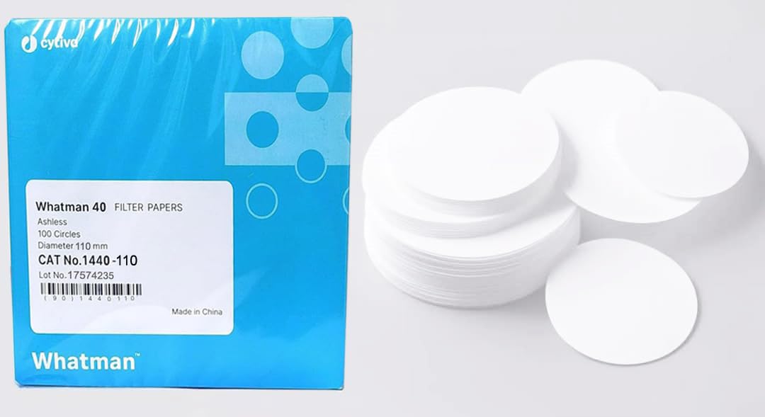 Whatman Filter paper Grade 40 11.0cm Ashles Paper industrial research Lab 2.5un 1440-110 Filter Paper (110 mm)-image-22