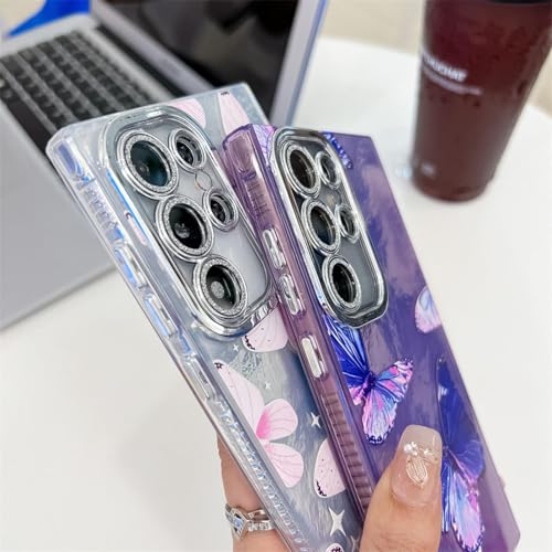 Coque rigide Samsung A35 5G en polycarbonate抗摔 durable motif papillon - 5
