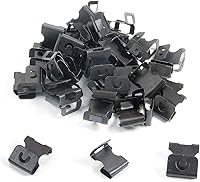 Vista 14 de MroMax Ganchos para colgar marcos de fotos, 0.012 in de grosor de metal en forma de S, clips para colgar fotos, 50